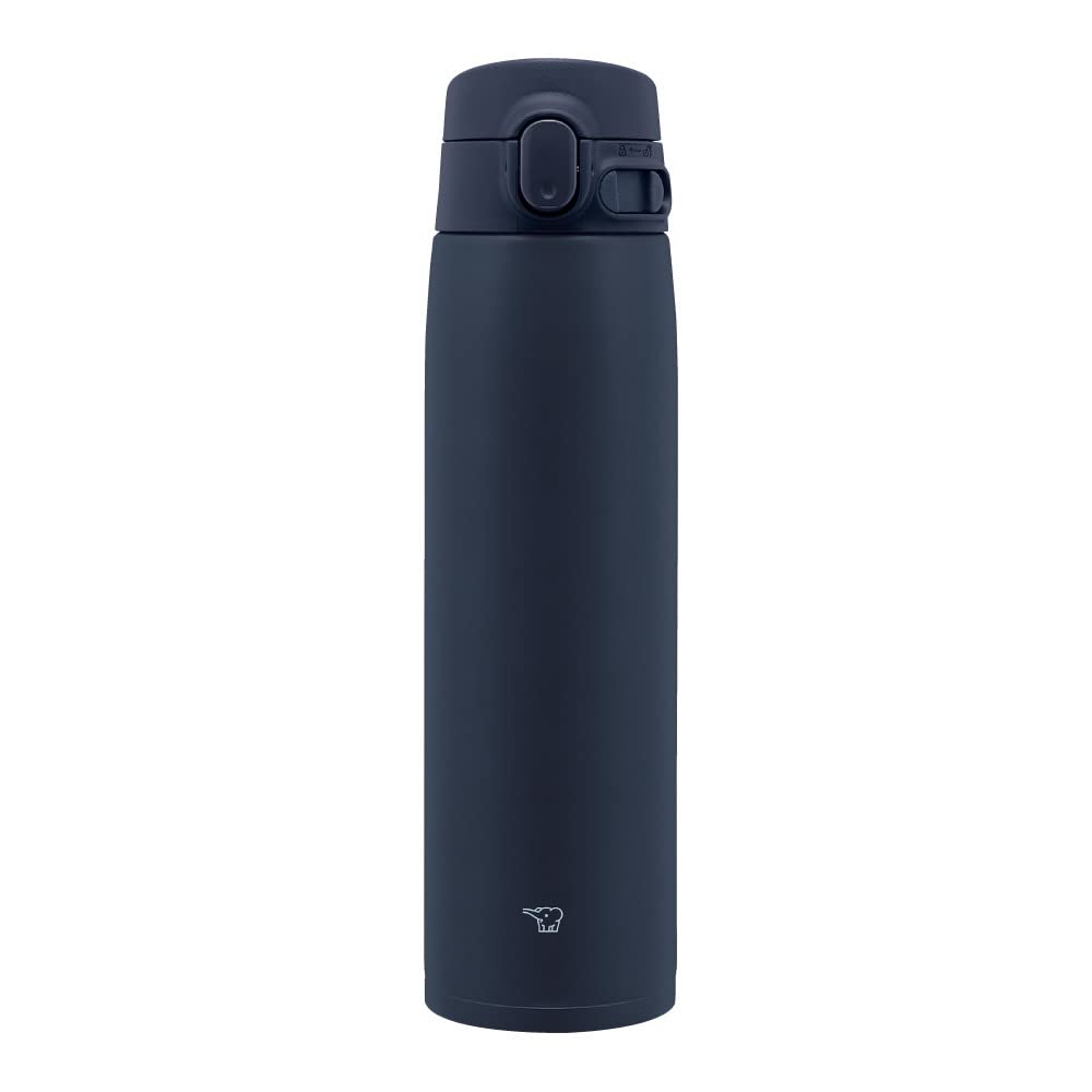 Zojirushi 720ml Navy Stainless Steel Water Bottle with Integrated Lid