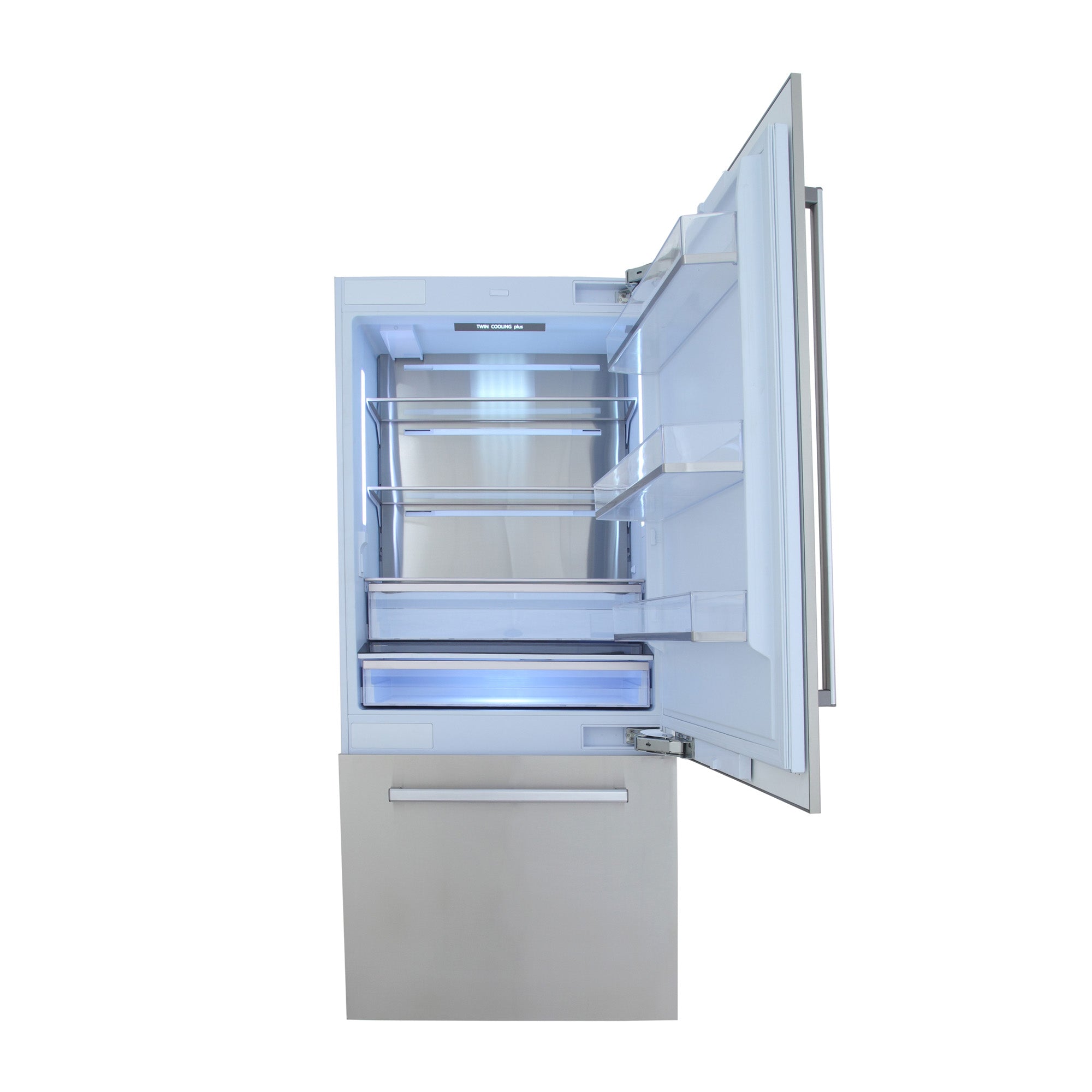 Kucht 36" Built-In Stainless Steel Refrigerator with Ice Maker