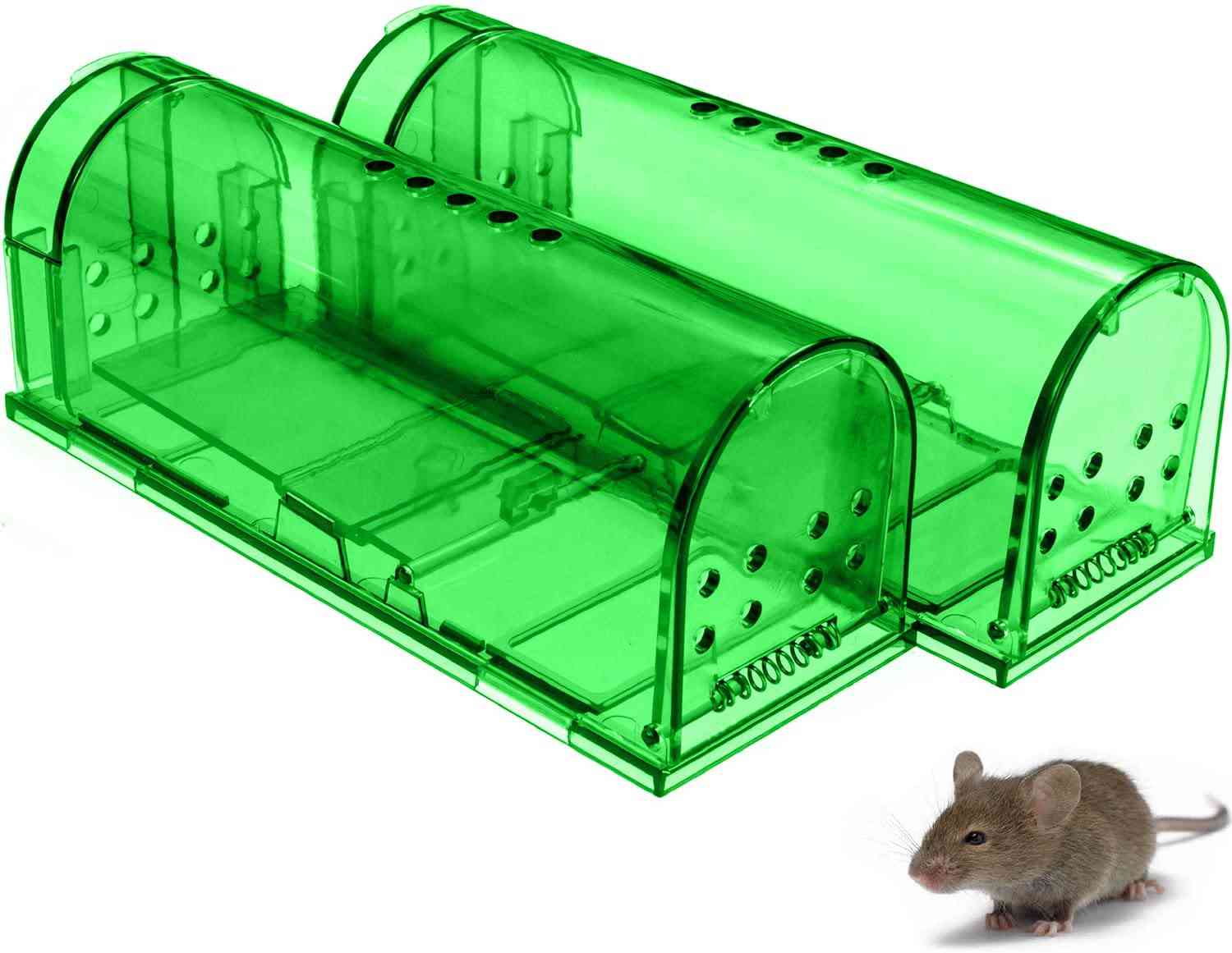 CaptSure Humane Mouse Traps, Safe and Reusable for Rodent Control