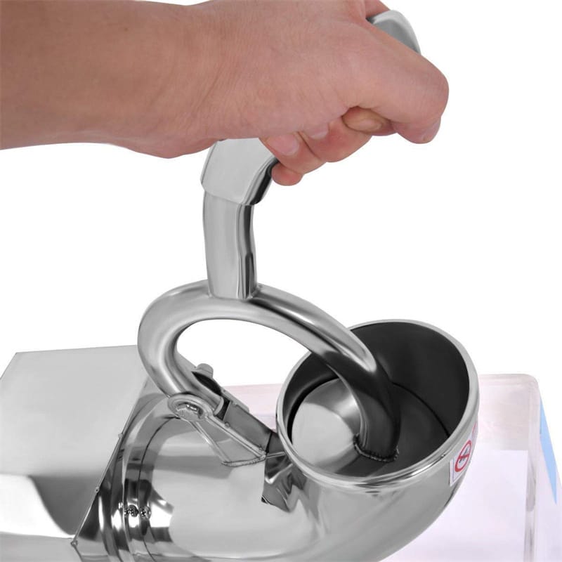 High-Capacity 200W Electric Snow Cone Machine with Dual Blades