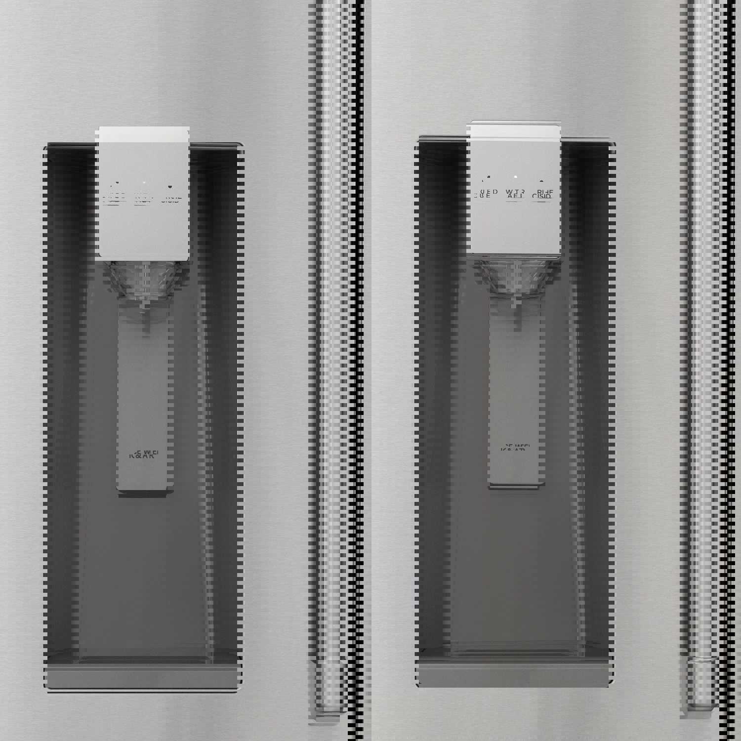 ZLINE 36" French Door Refrigerator with Dispenser, Ice Maker, Stainless Steel