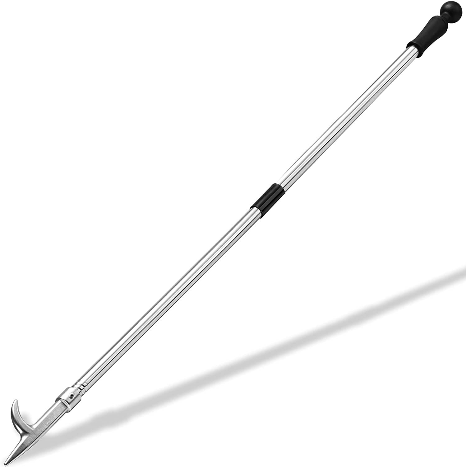 BsBsBest 46" Extra Long Fire Poker - Rust Resistant for Fireplace, Camping, Wood Stove