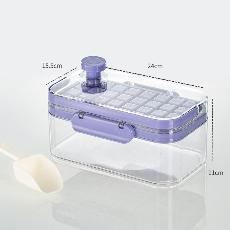 Silicone Ice Cube Tray with Large Capacity