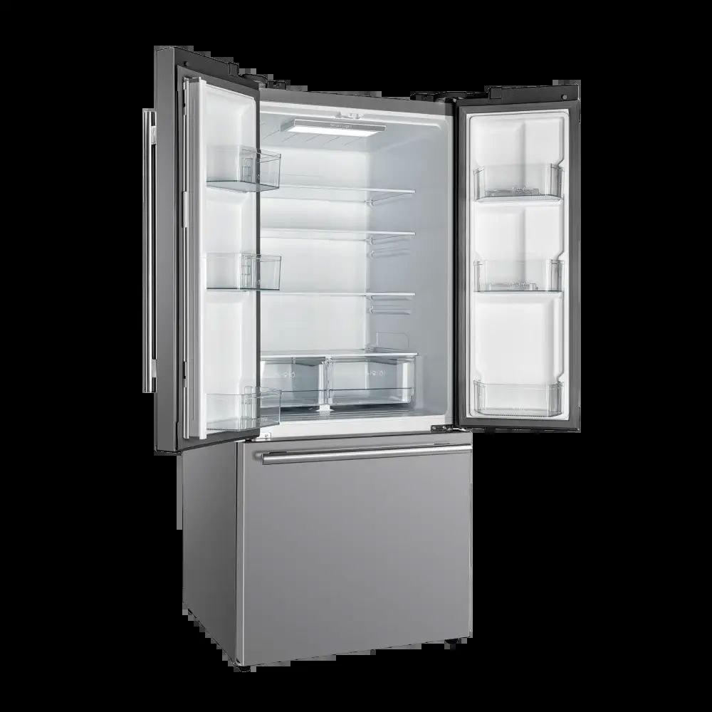 Forno 1974 French Door Refrigerator with Ice Maker, 17.5 Cu. Ft.