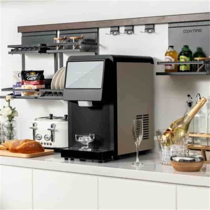 High-Capacity Nugget Ice Maker with Self-Cleaning, Self-Dispense, and LED Filter Indicator
