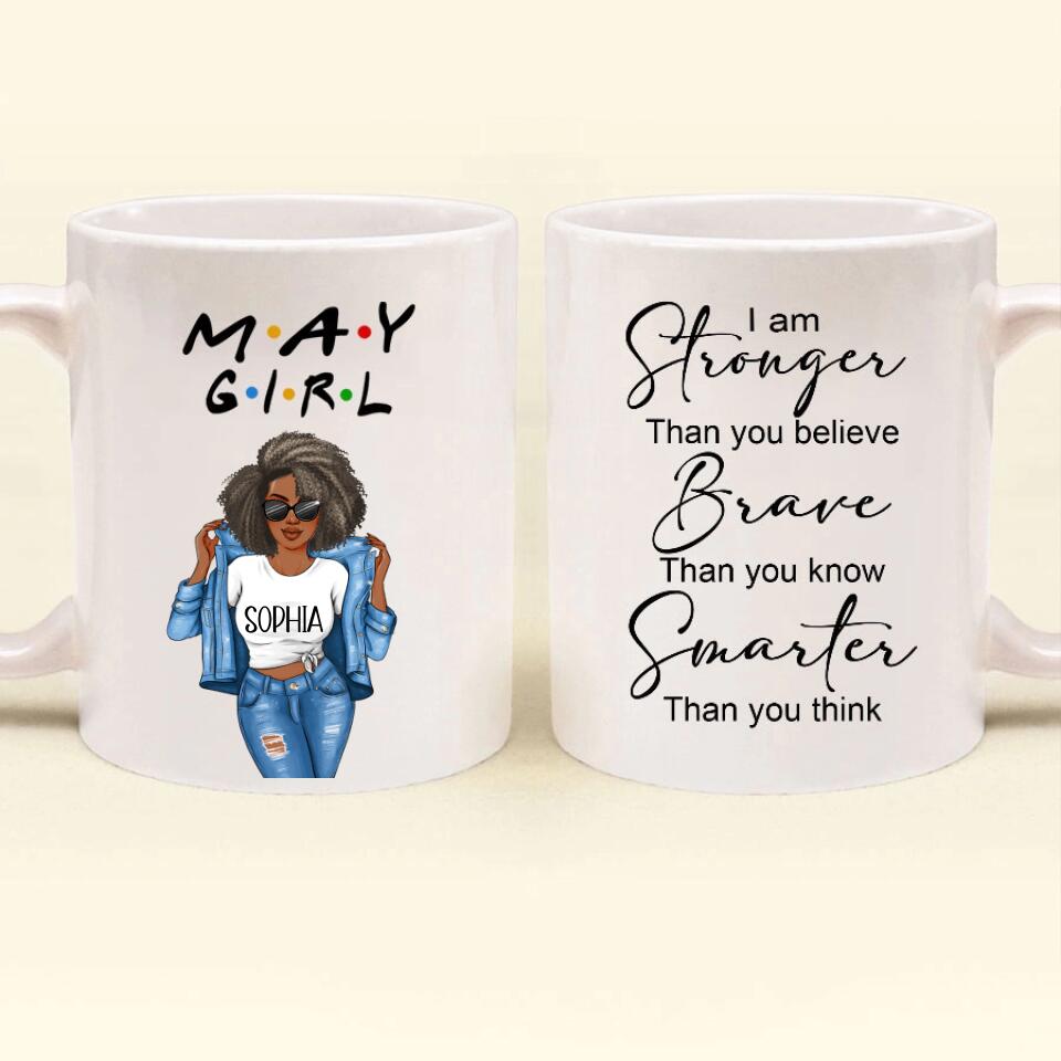 Personalized May Birthday Mug for Women