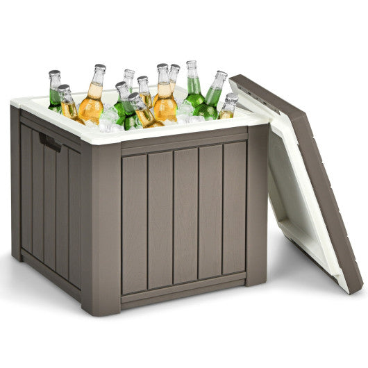 Portable 10 Gallon Ice Cooler with Multi-Function for Outdoor Adventures