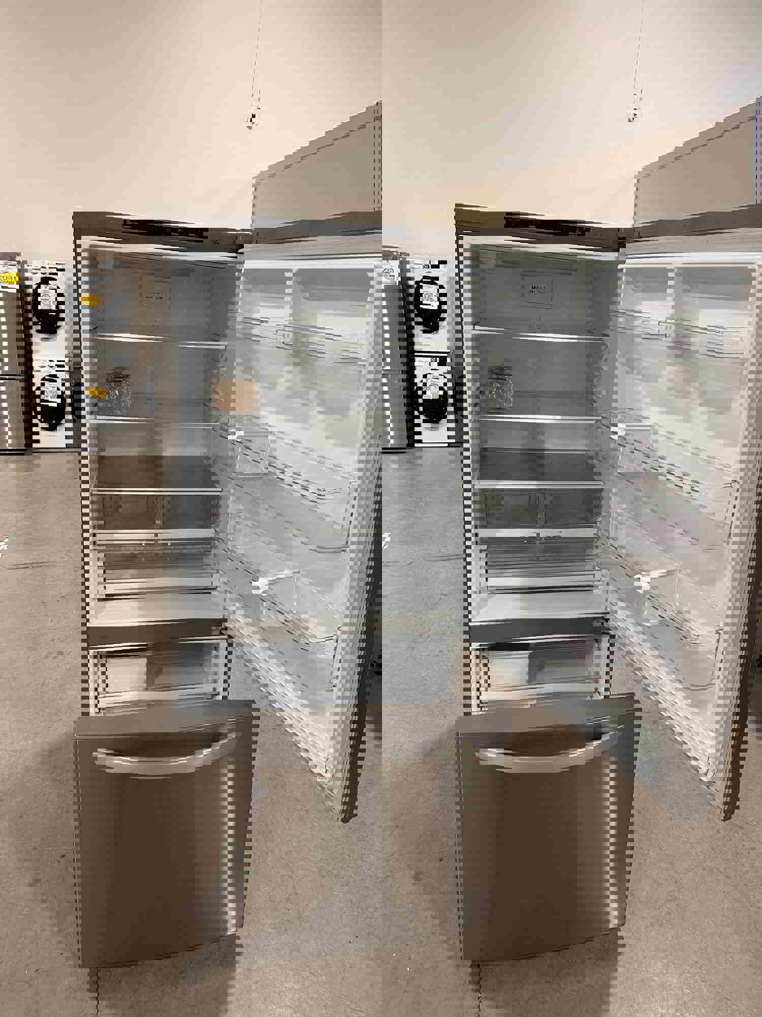 LG 25.5 Cu. Ft. Bottom-Freezer Refrigerator with Ice Maker - Stainless Steel