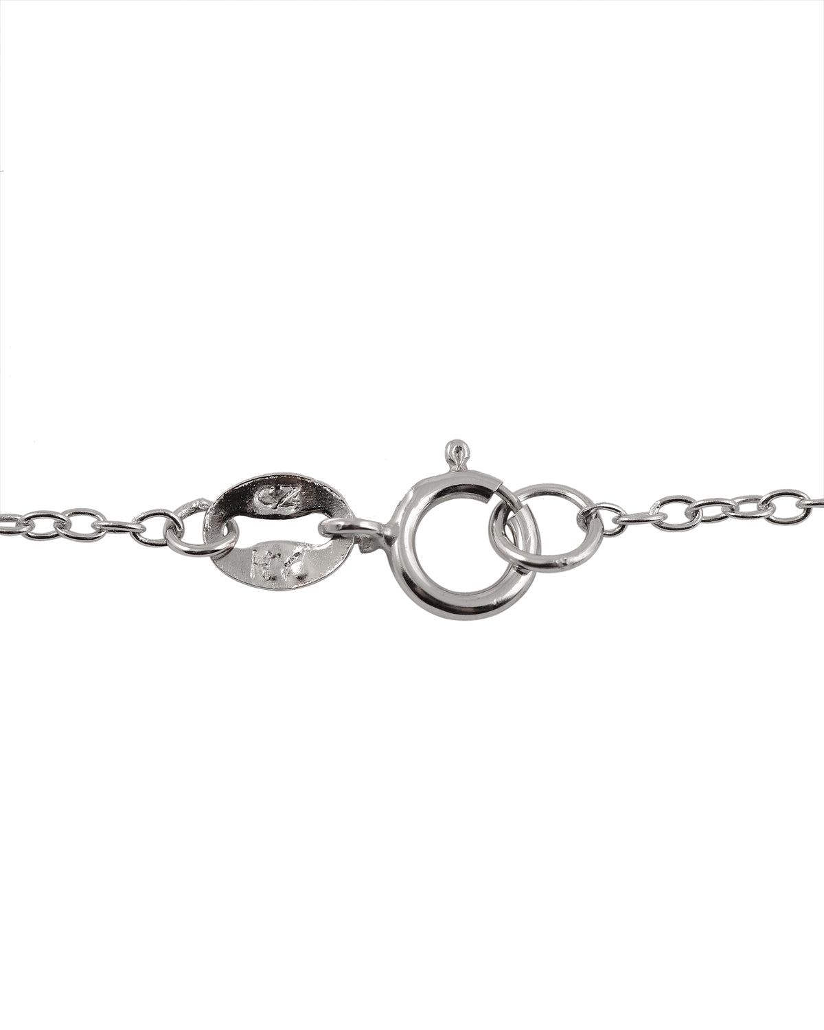 Stunning Sterling Silver Blue Heart Pendant Necklace