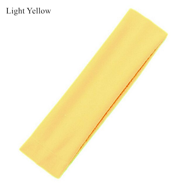 Multicolor Elastic Yoga Headbands for Women