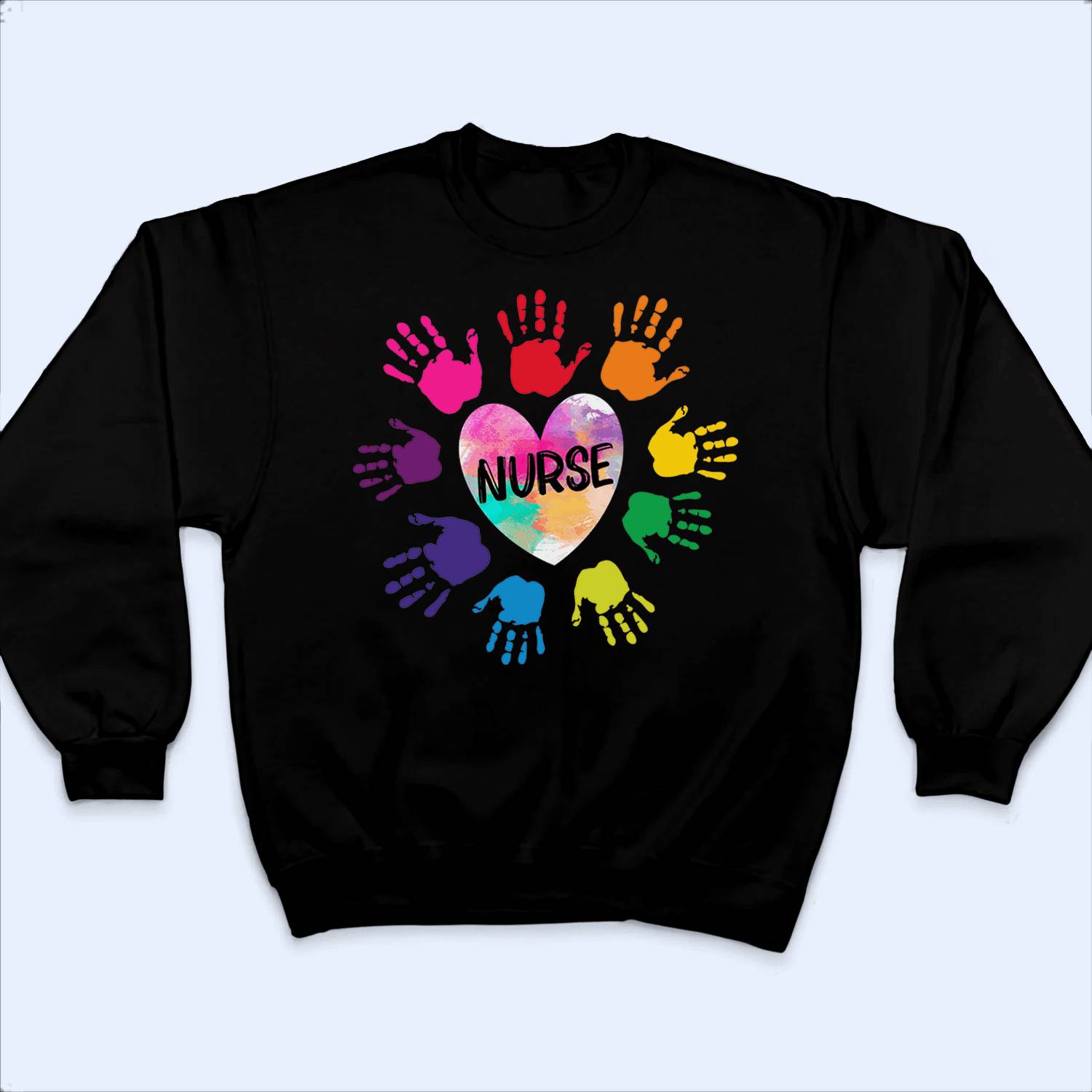 Personalized Nurse Heart T-Shirt - Unique Gift for Healthcare Heroes