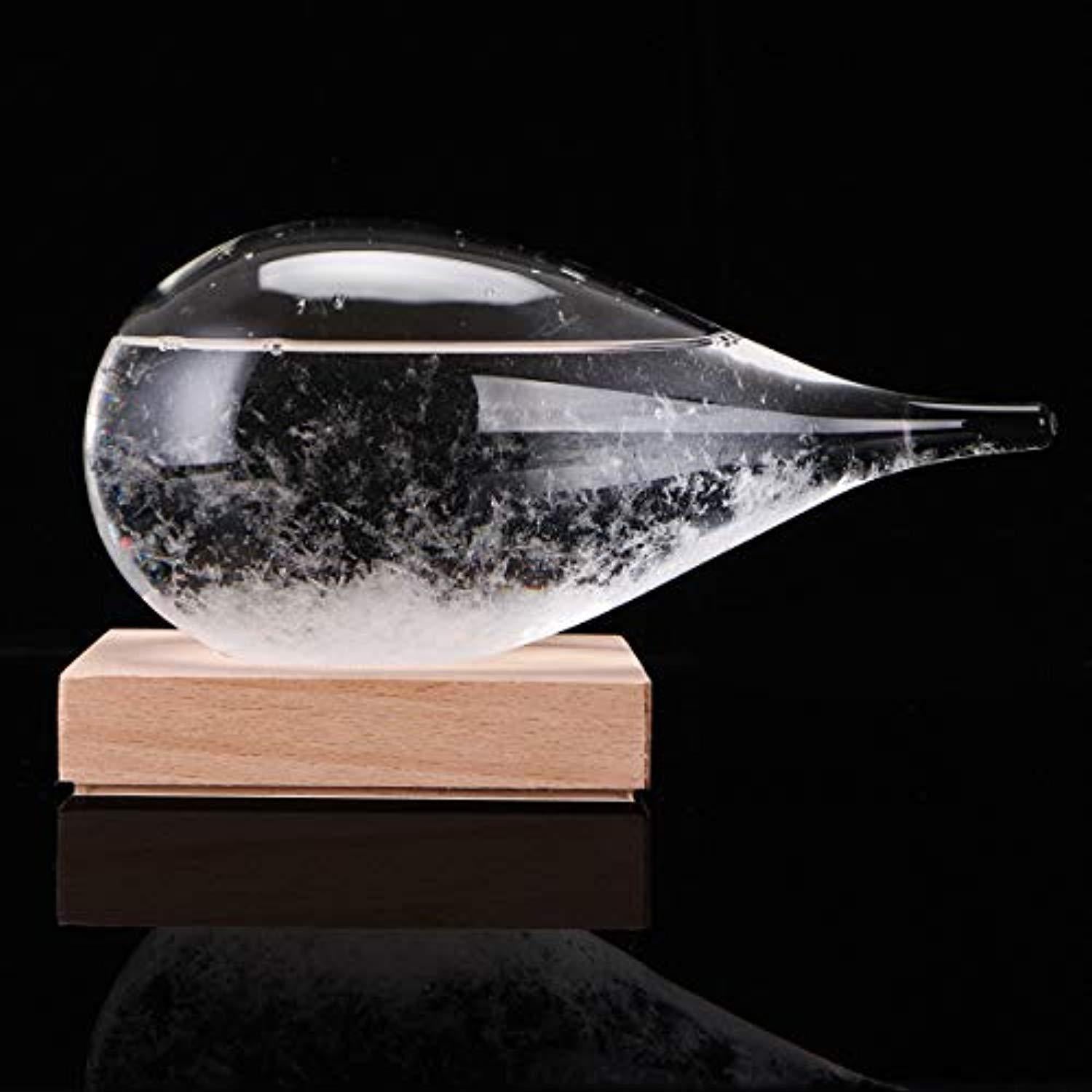 Elegant Weather Predictor Storm Glass - Unique Desktop Decor