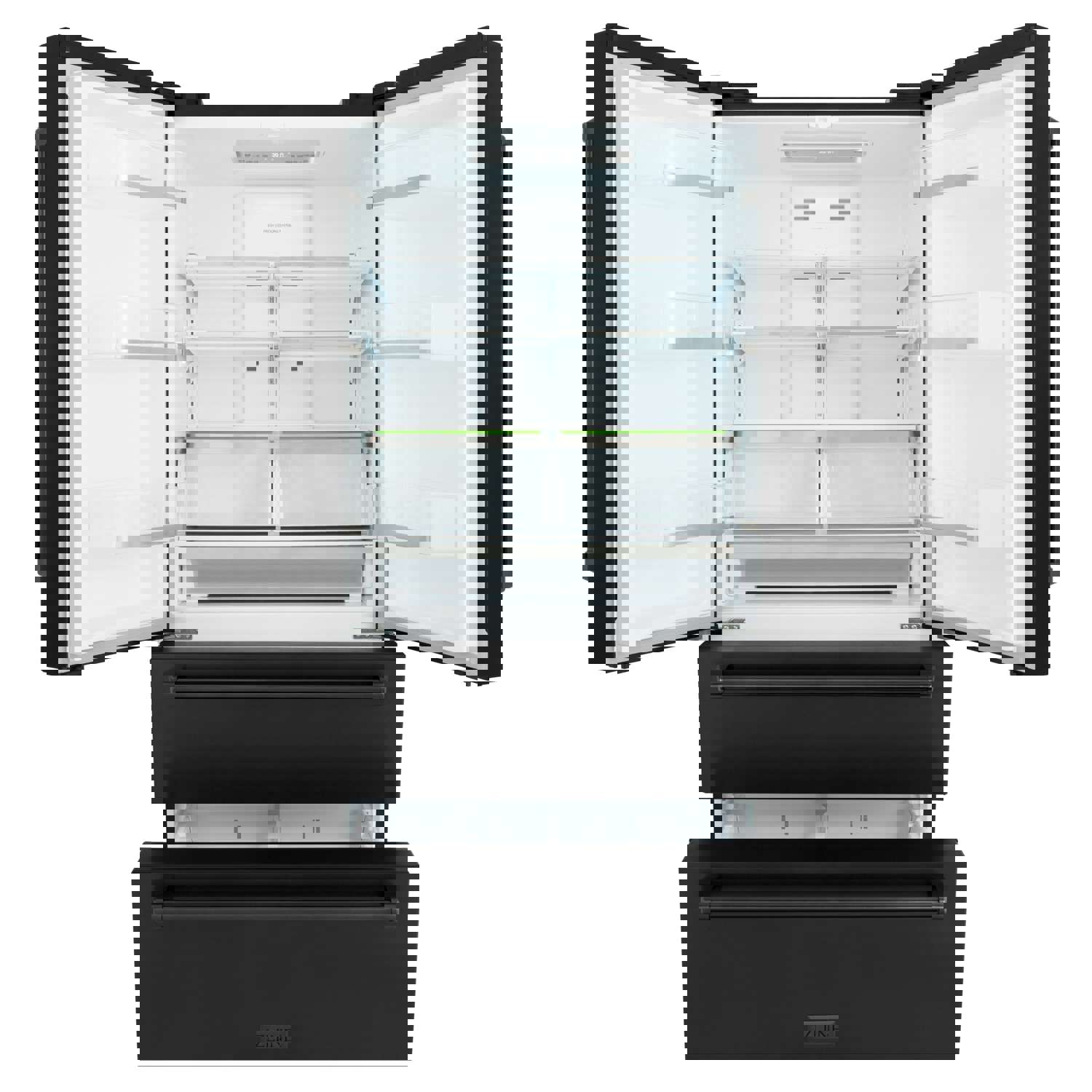 Stylish ZLINE French Door Refrigerator with Ice Maker