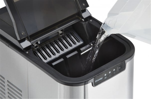 Danby DIM2500SSDB 2 Lb Stainless Steel Ice Maker