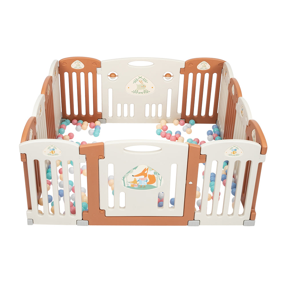 Sukko Playpen with Rubber Base for Safe Baby Play