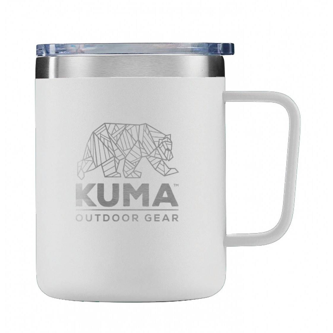 Kuma Outdoor Gear Double-Wall Vacuum Travel Mug, 12 oz White