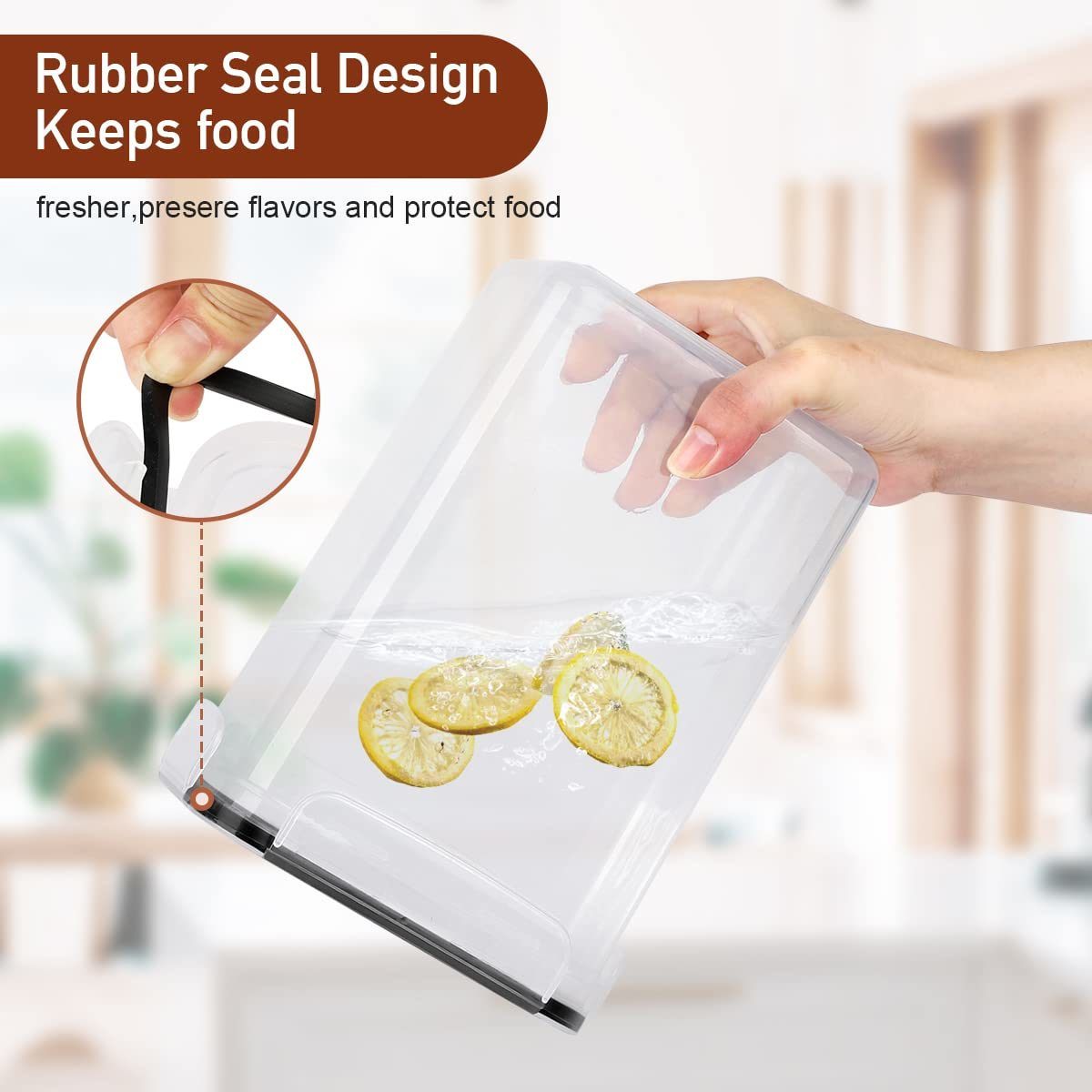 Premium Airtight Cereal and Food Storage Containers Set