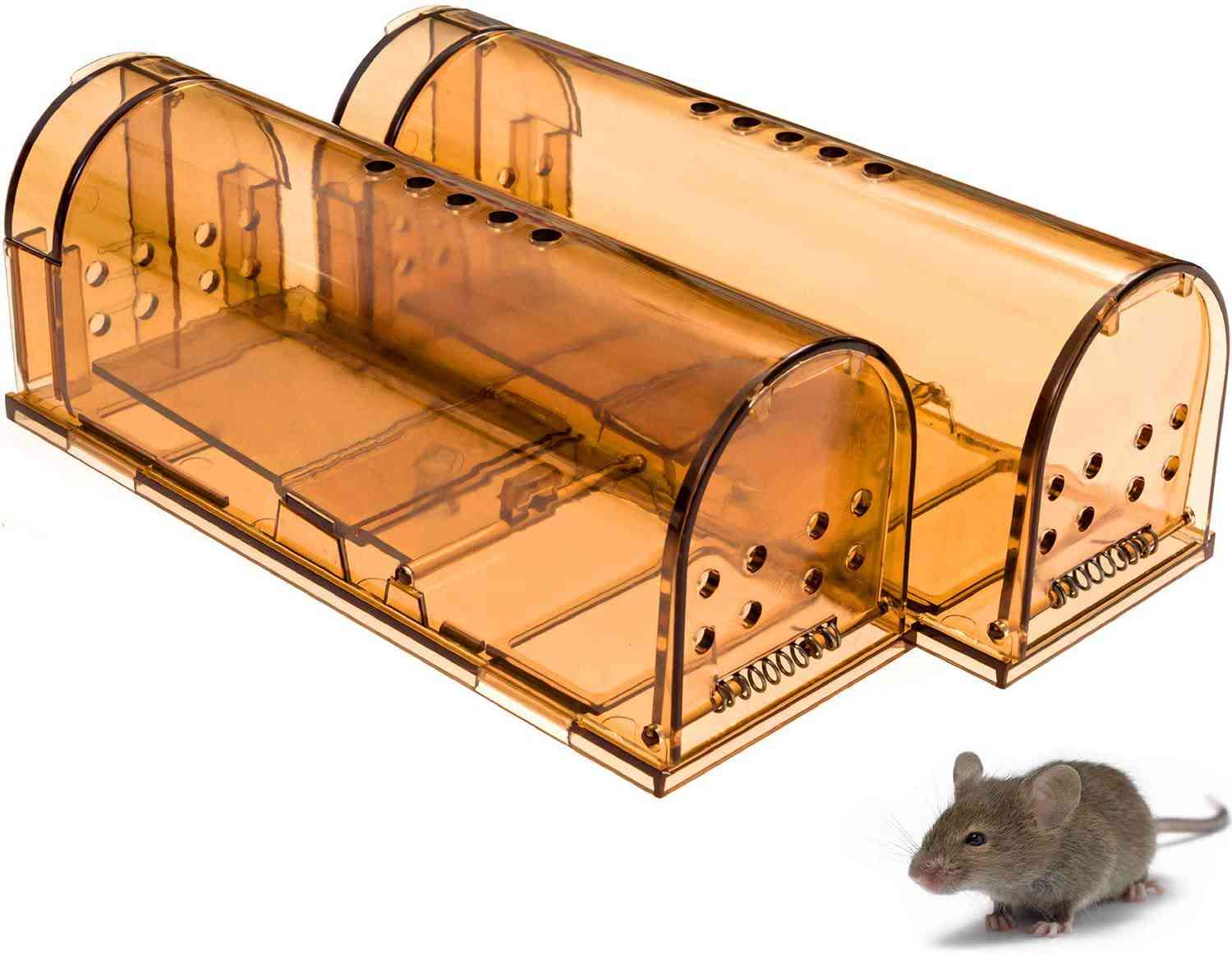 CaptSure Humane Mouse Traps - Safe, Easy Setup, Reusable