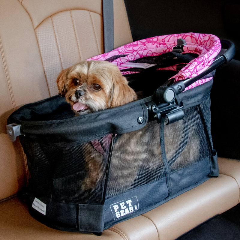 Pet Gear VIEW 360 Dog Travel System - Pink Floral