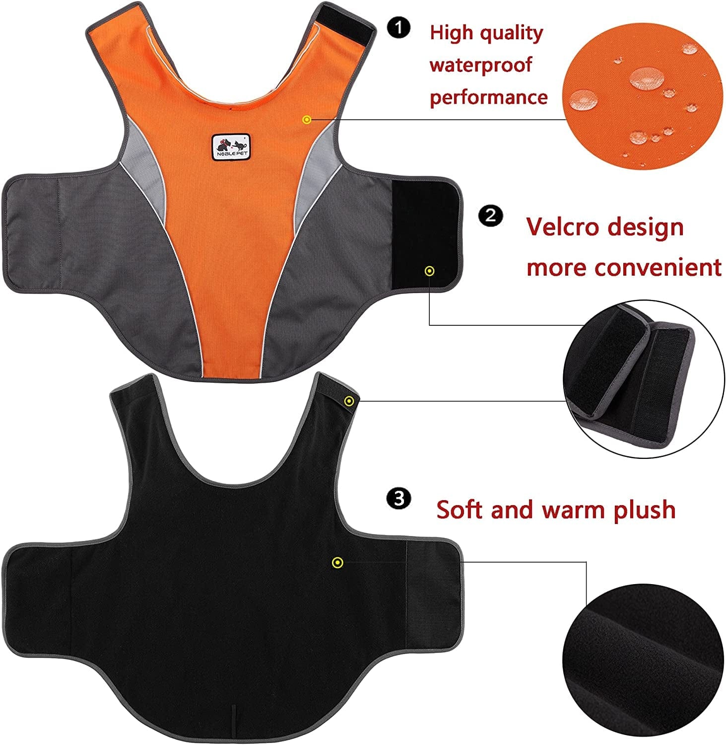 SILD Waterproof & Windproof Dog Jacket for Outdoor Adventures