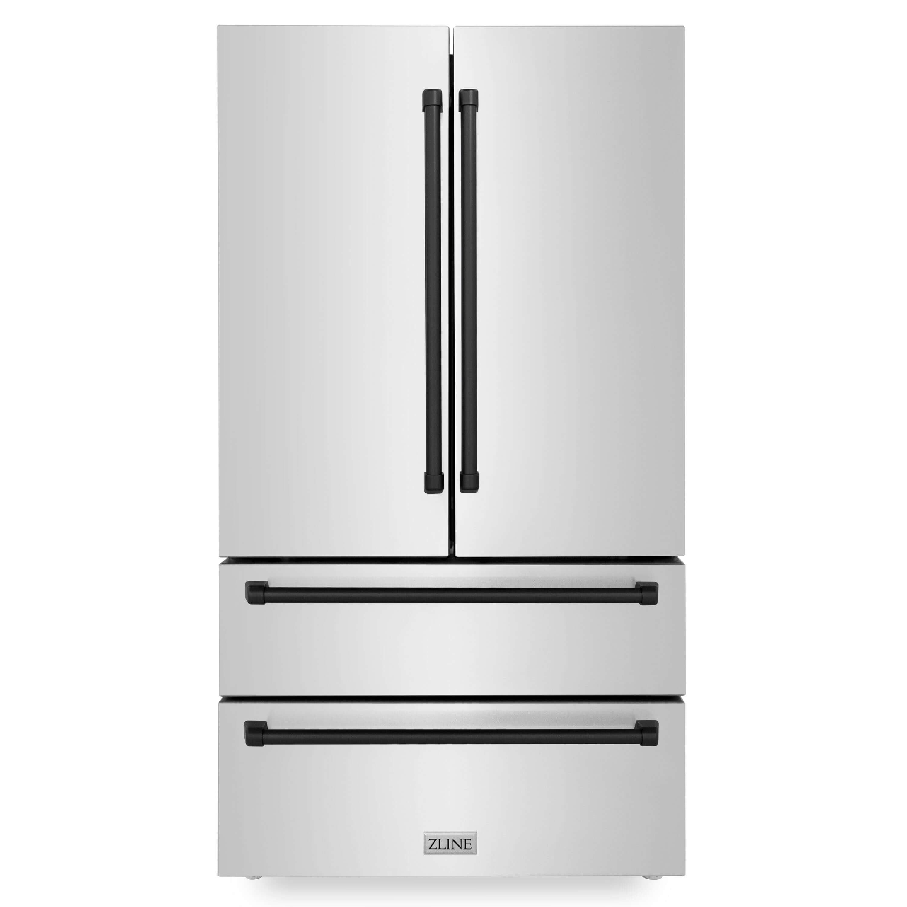 ZLINE 36" Autograph Edition French Door Refrigerator with Ice Maker