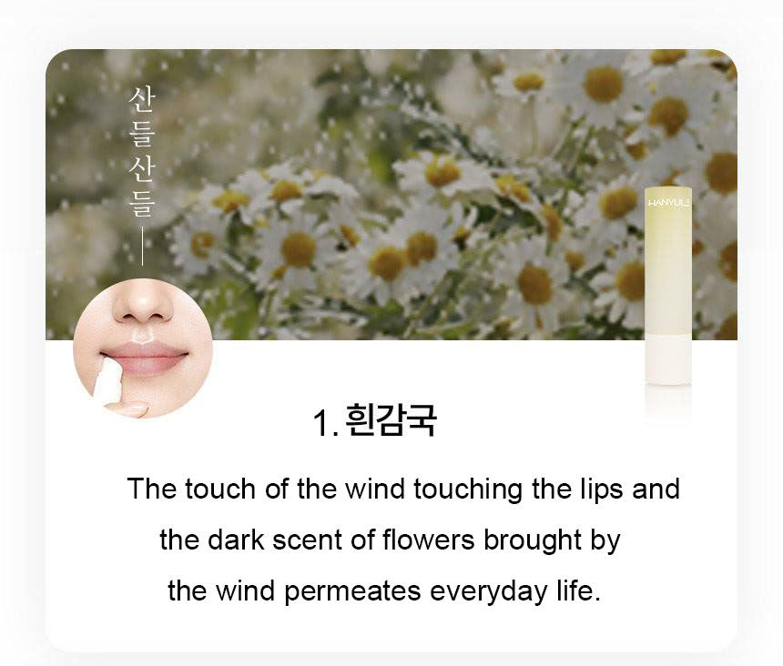 HANYUL Nature-like Lip Balm - Moisturizing Beauty Care for All Seasons