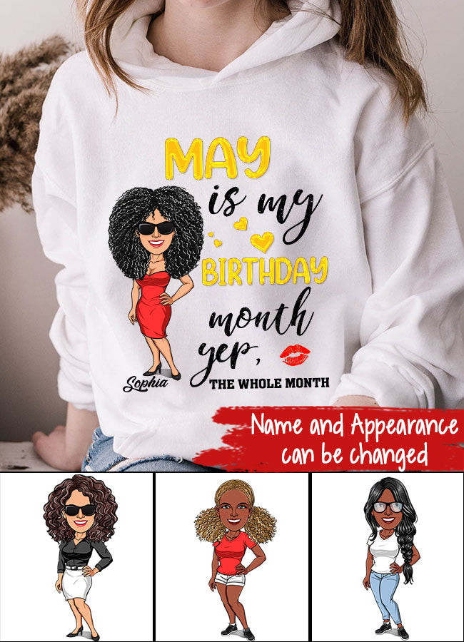 Stylish May Birthday Shirt for Queens