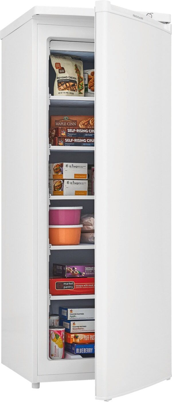 Frigidaire 6 Cu. Ft. Upright Freezer - Space-Saving, Adjustable Temperature