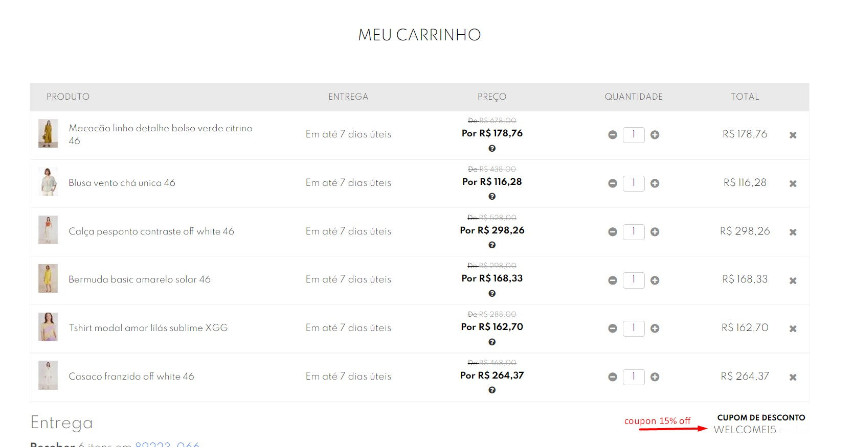 Brazilian Style Kit: 7-Piece Clothing & Accessories Set