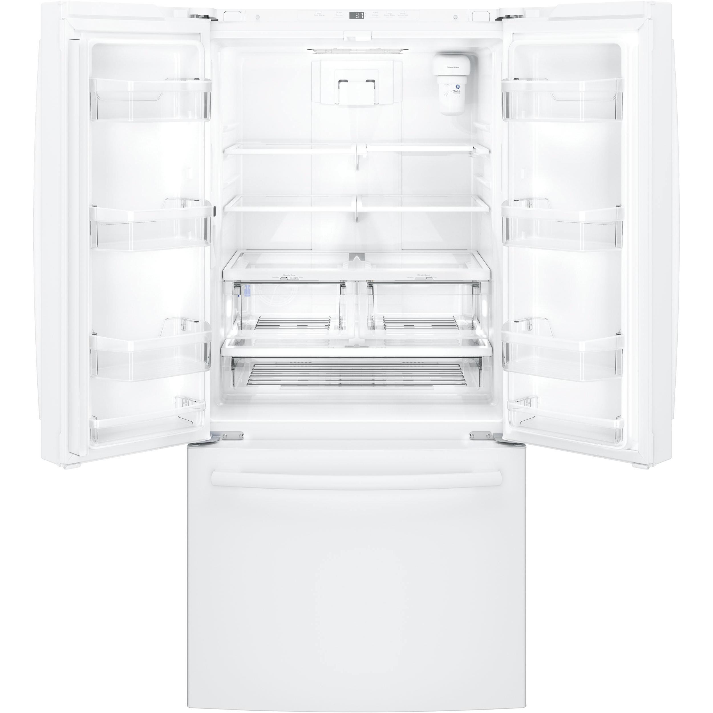 GE 33-inch Counter-Depth French-Door Refrigerator with Ice Maker