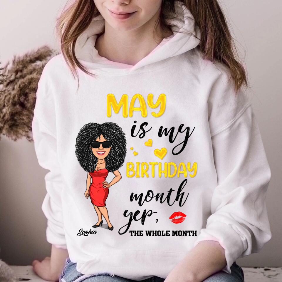 Stylish May Birthday Shirt for Queens