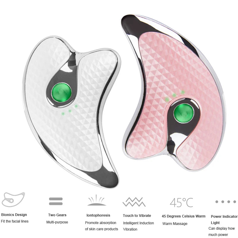 Advanced Microcurrent Guasha Massager for Face and Body
