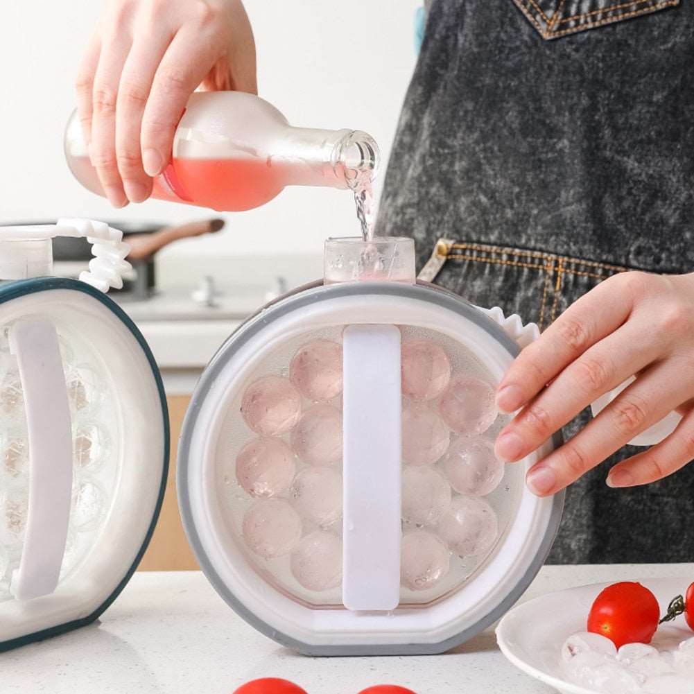 Dual-Function Portable Ice Cube Maker