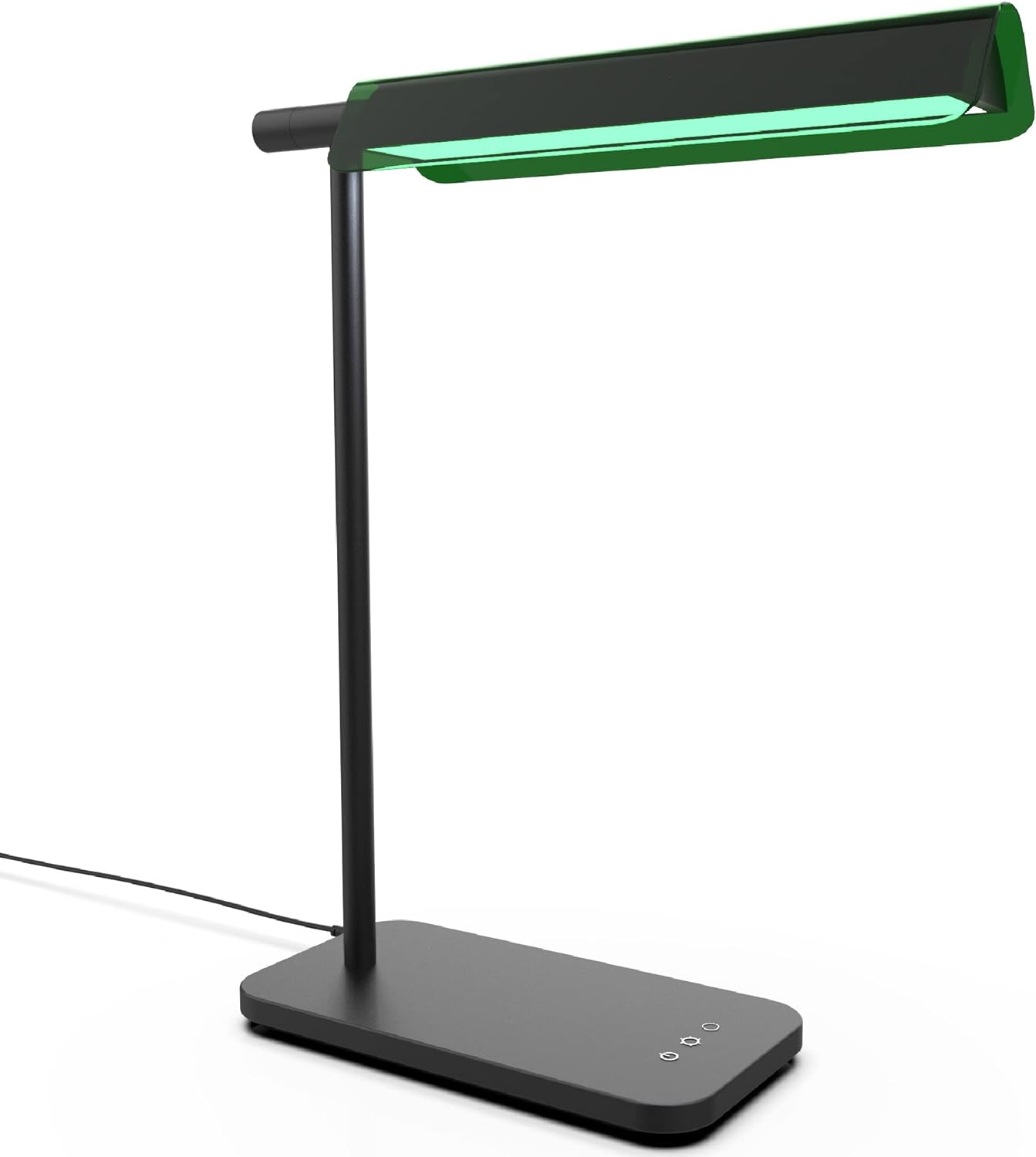 Newhouse Lighting Morgan Antique Green Adjustable LED Desk Lamp