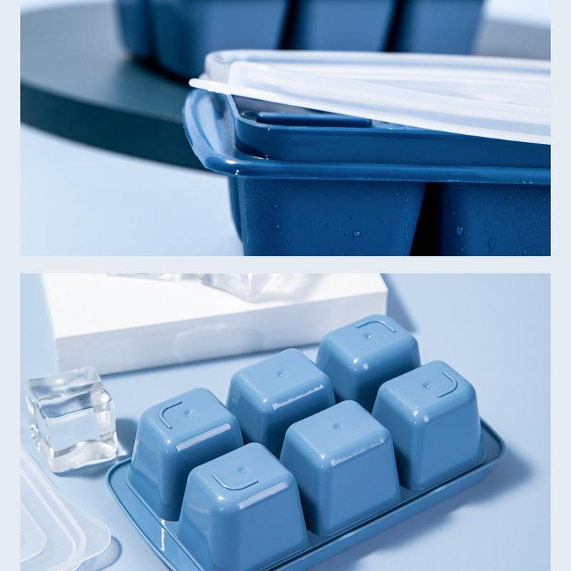 Premium DIY Ice Cube Tray with Stackable Lid