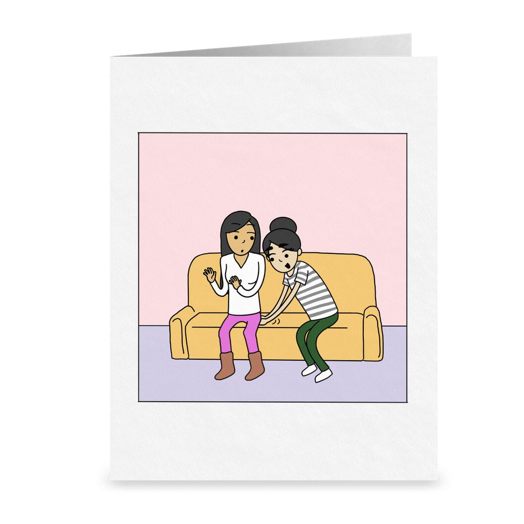 Cozy Love | Lesbian Greeting Card for Special Occasions
