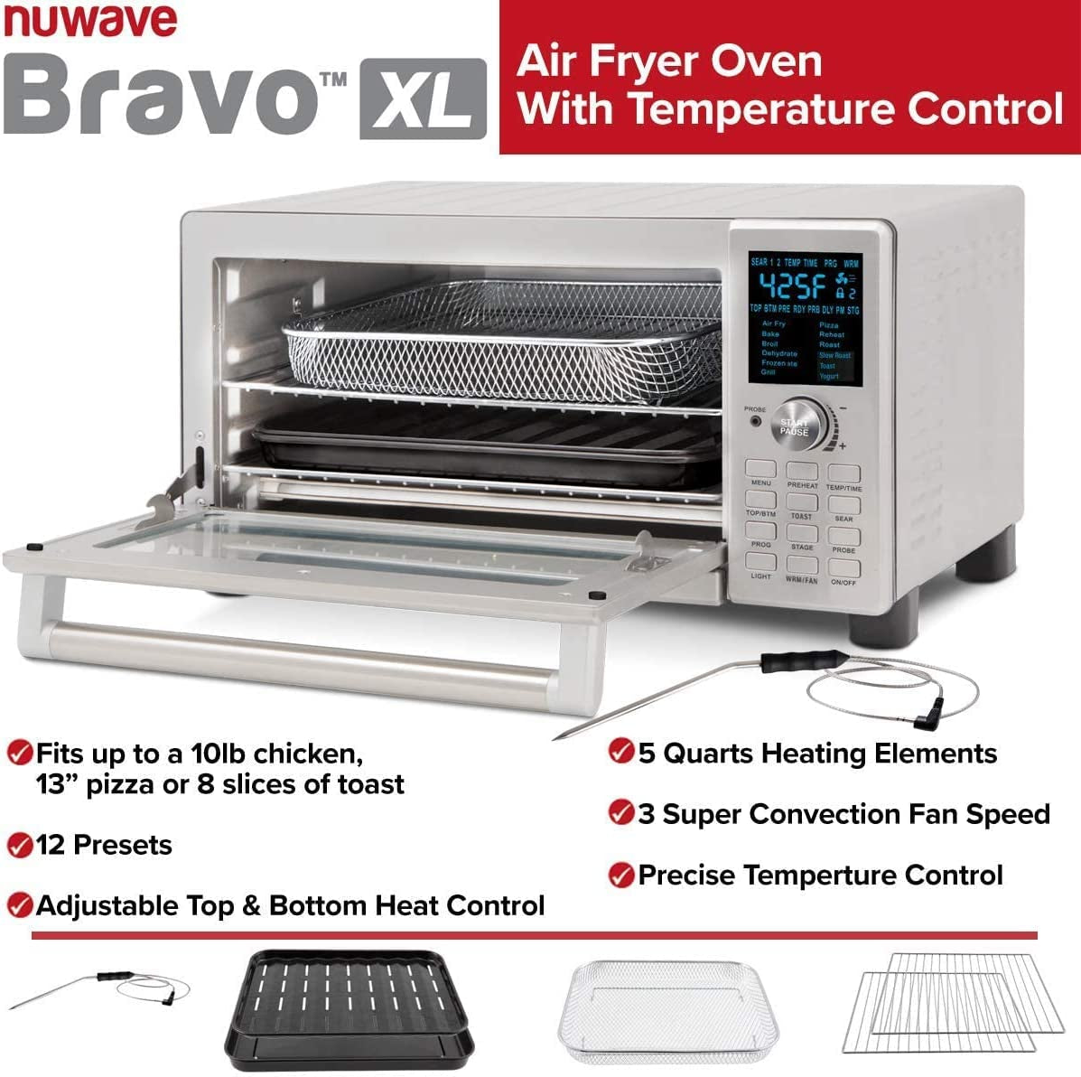 Bravo XL 30-Quart Convection Oven with Advanced Cooking Features