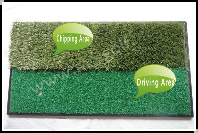 Upgraded 25135-R A99 Golf 2 Level Turf Hitting Mat with Heavy Duty Rubber Base