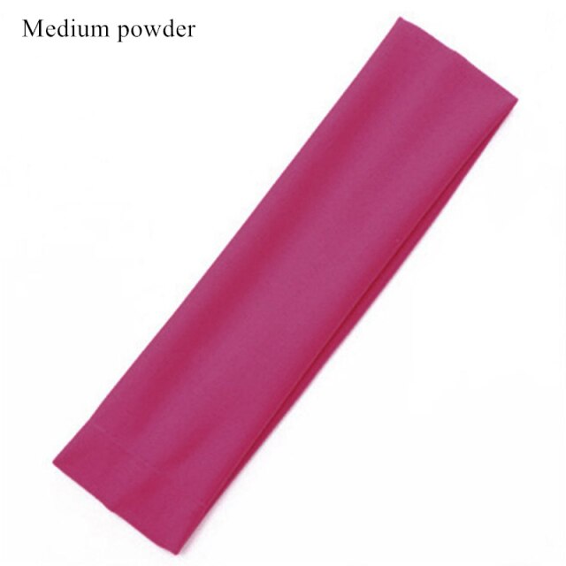 Multicolor Elastic Yoga Headbands for Women