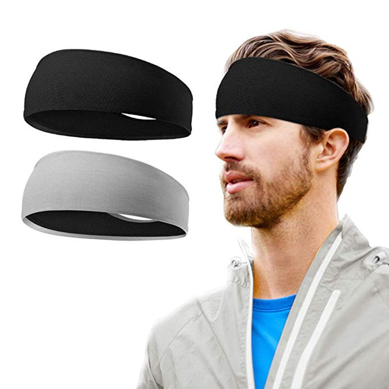 Men's & Women's Elastic Sports Headband for Yoga, Running, and Outdoor Activities