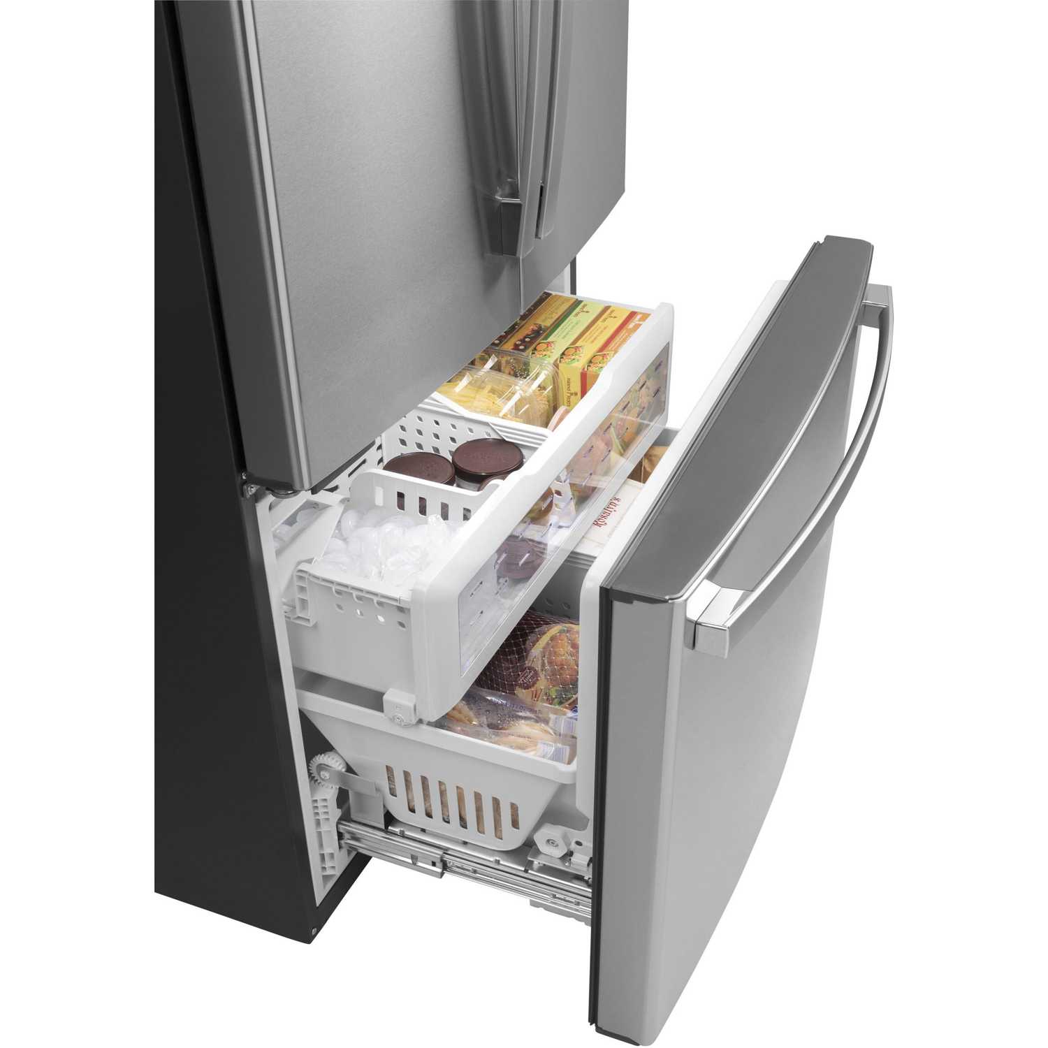 GE 36-inch Counter-Depth French Door Refrigerator with Interior Ice Maker