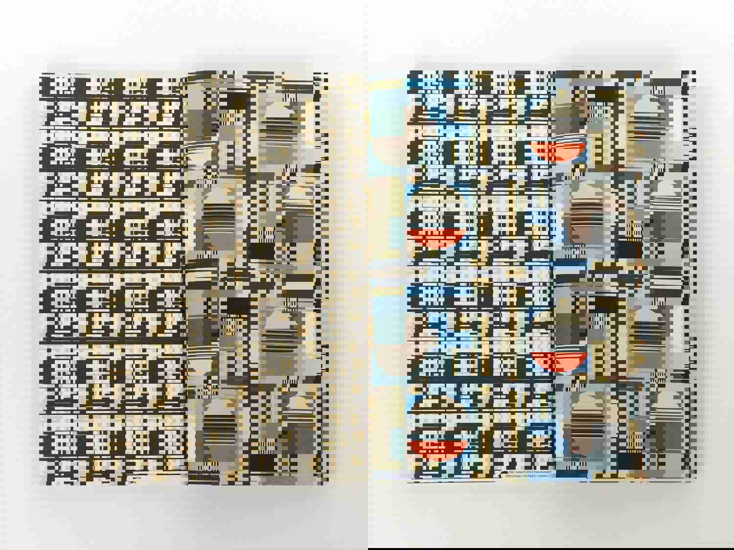 Bauhaus-Inspired Creative Paper Book