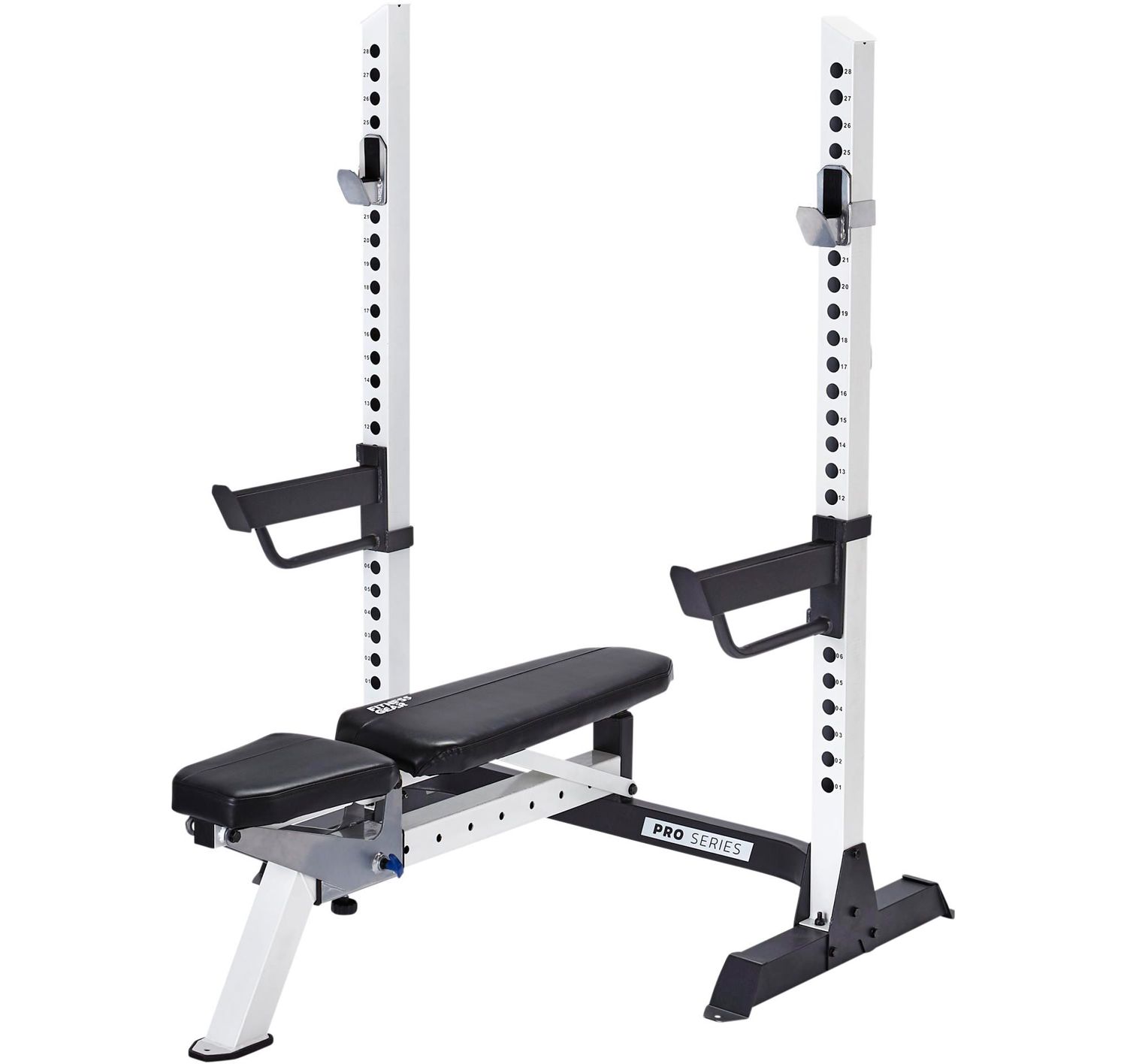 Olympic Weight Bench with Adjustable Backrest and J-hooks