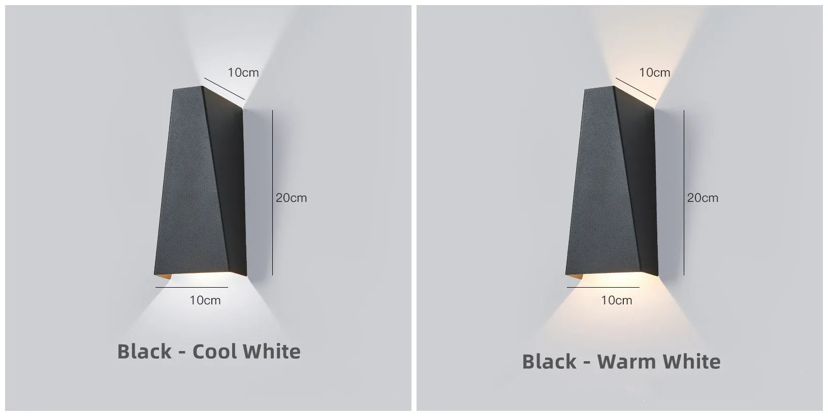 Modern LED Wall Lamp with Up and Down Lighting for Home and Hotel