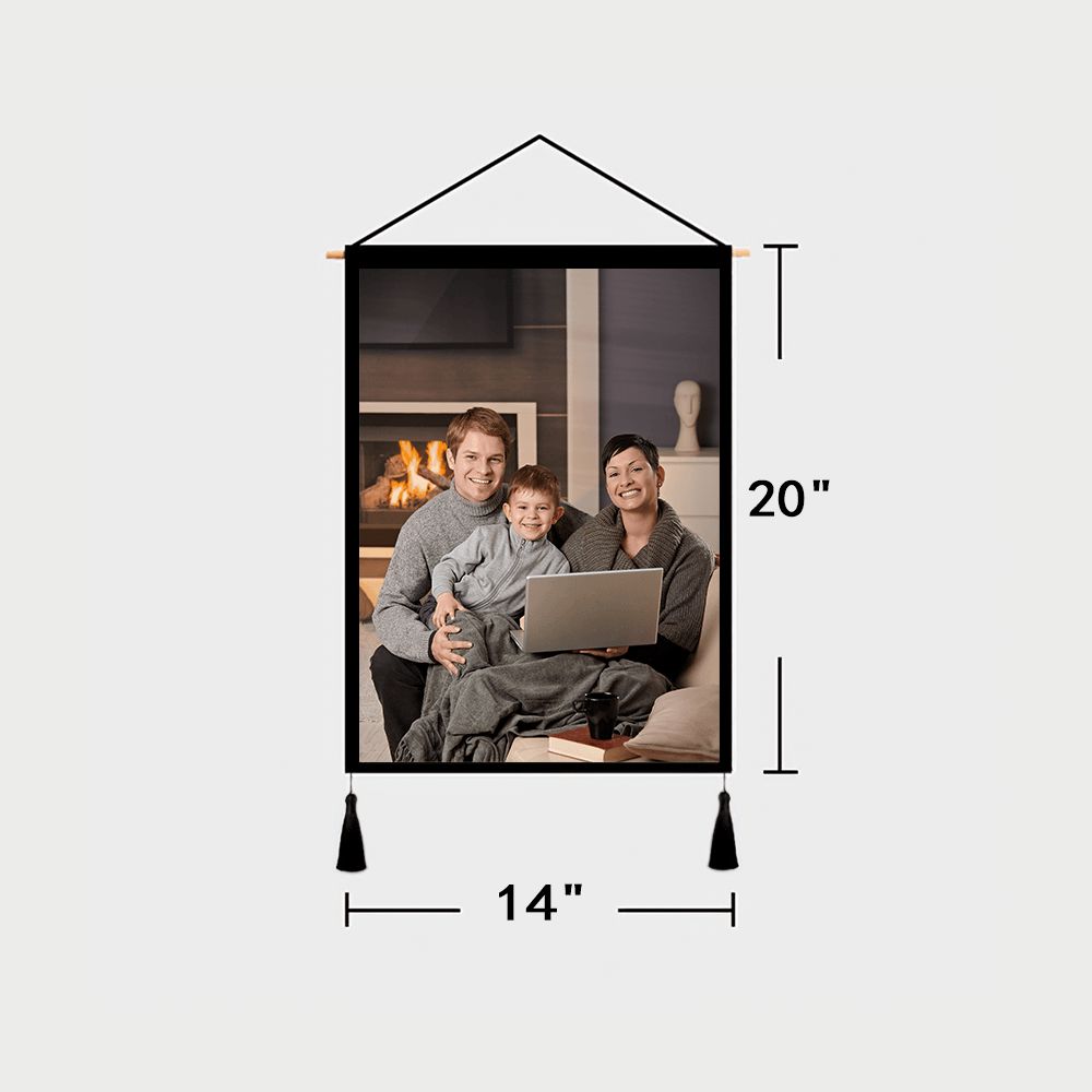 Custom Photo Tapestry - Personalized Wall Art Hanging