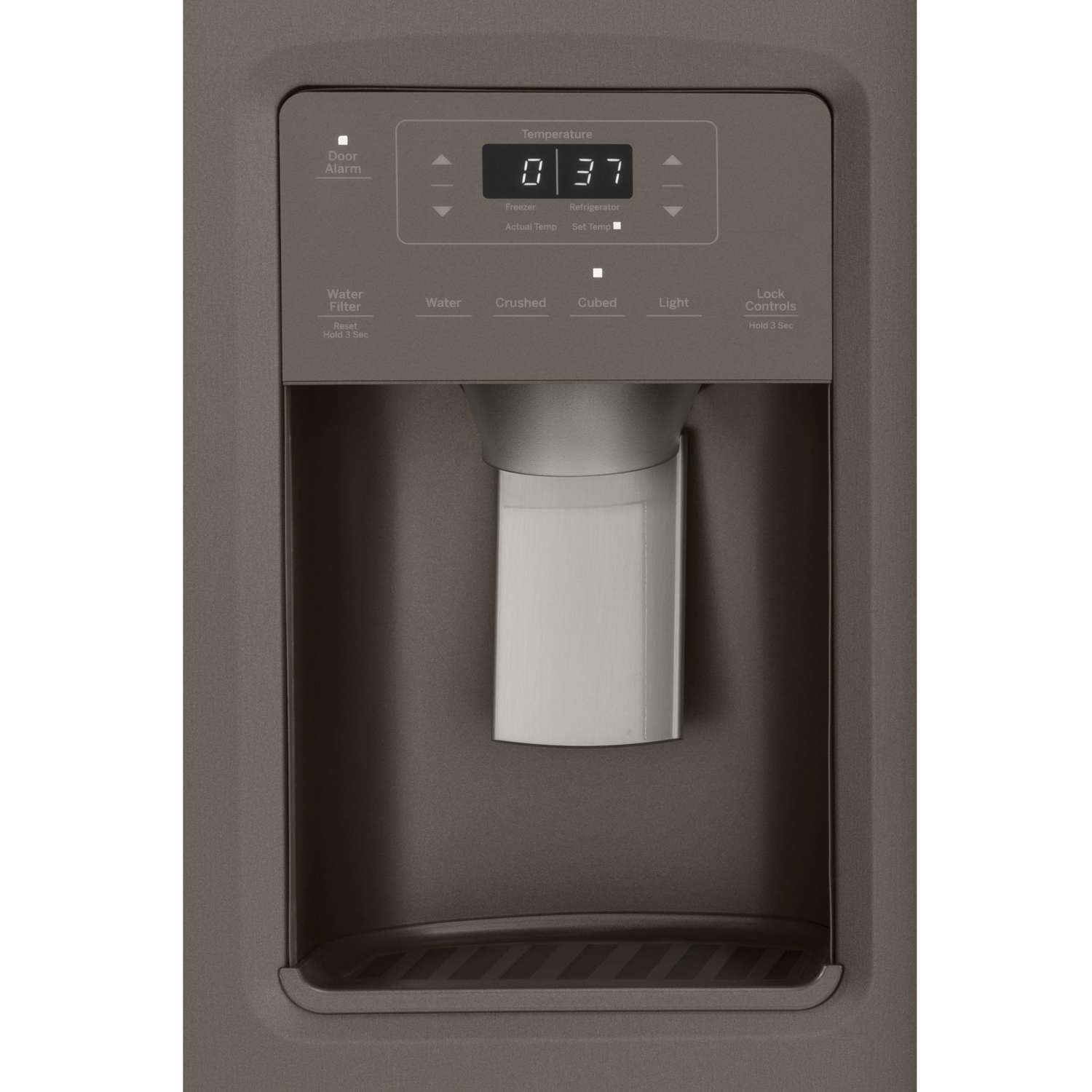 GE 36-inch Side-by-Side Refrigerator with Water/Ice Dispenser