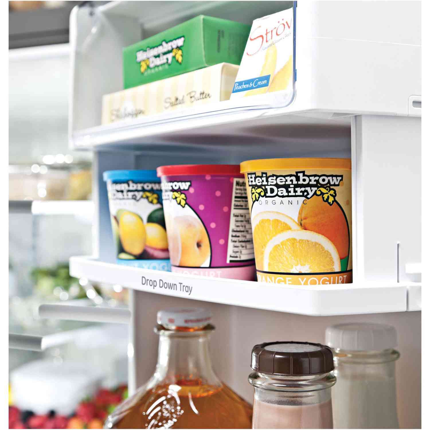 GE Profile 36-inch Counter-Depth French Door Refrigerator with TwinChill™ and Interior Ice Maker