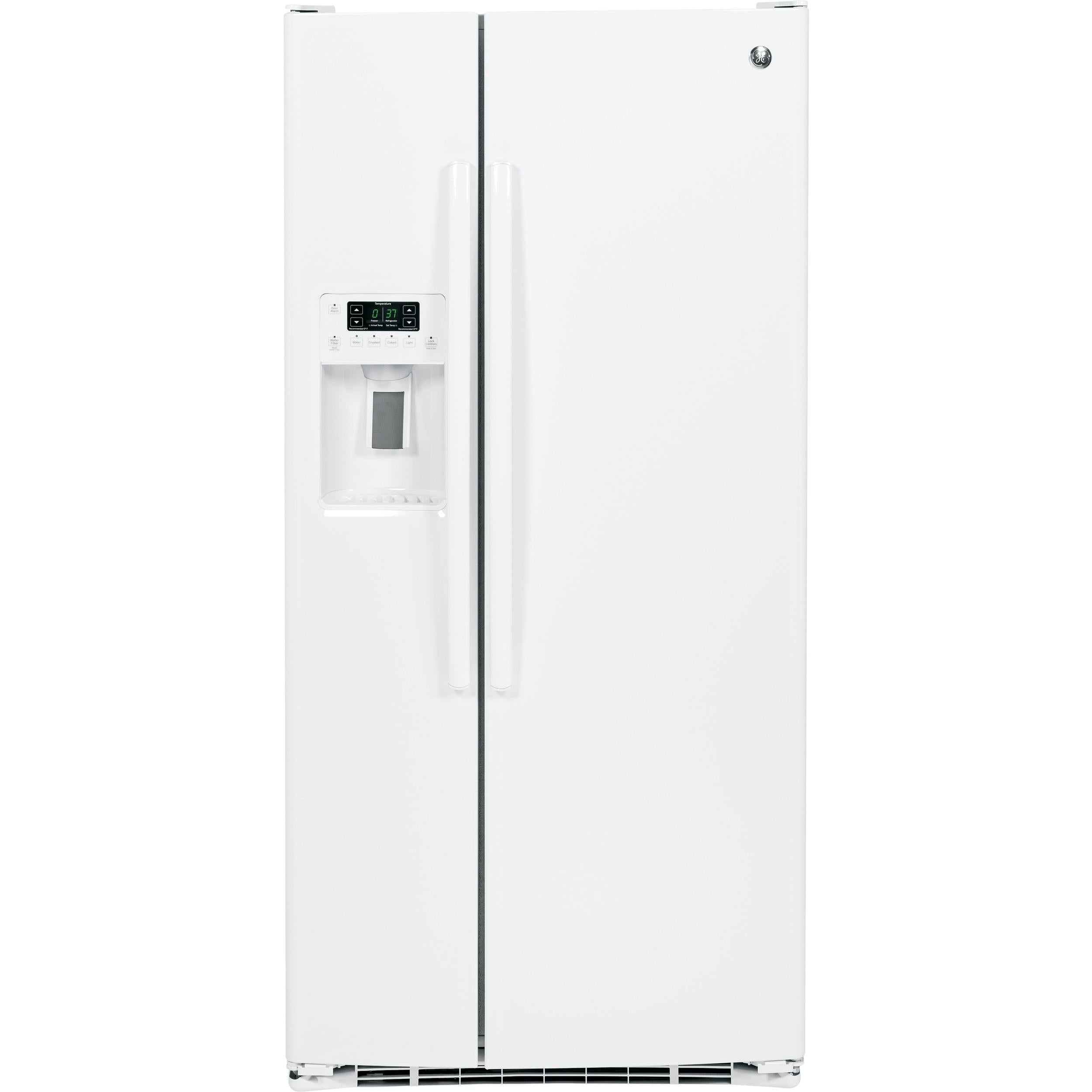 GE 23.2 cu. ft. Side-by-Side Refrigerator with External Ice and Water Dispenser