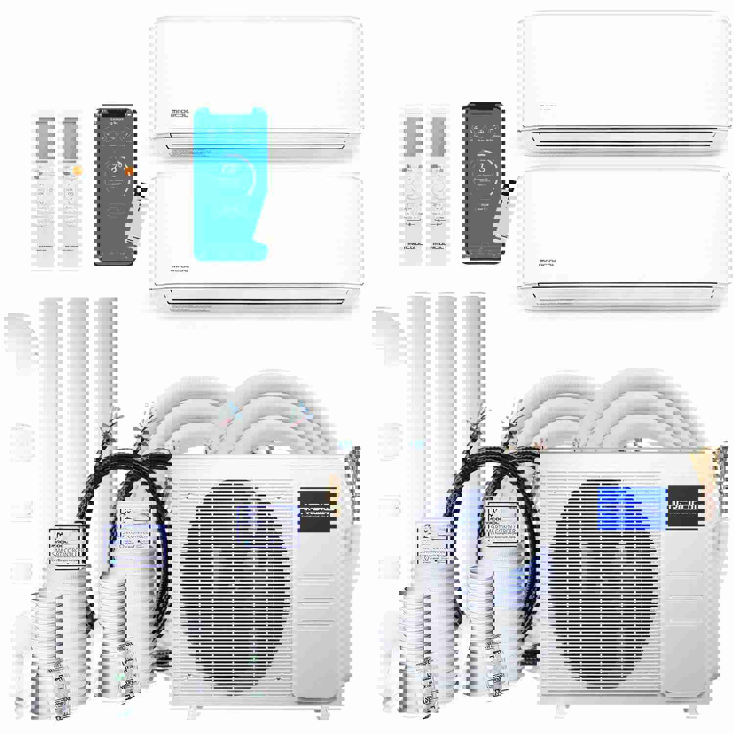 MrCool DIY 4th Gen 36K BTU 3-Zone Condenser with High Efficiency