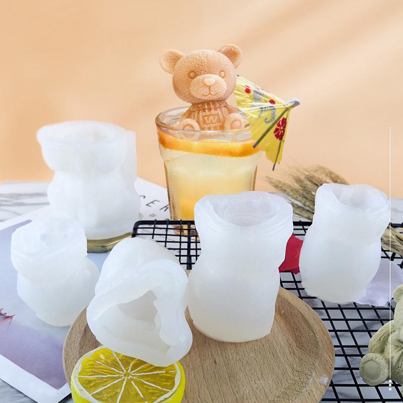 Bear Shaped Silicone Ice Cube Tray